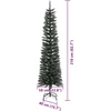 Dirbtinė Kalėdų eglutė Žalia 210 cm PVC, plastikas ir plienas