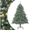 Dirbtinė Kalėdų eglutė Žalia 210 cm PVC, plastikas ir plienas