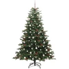 Dirbtinė Kalėdų eglutė Žalia 240 cm PVC ir Metalas ir Plastikas