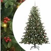 Dirbtinė Kalėdų eglutė Žalia 240 cm PVC ir Metalas ir Plastikas