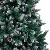 Dirbtinė Kalėdų eglutė Žalia 240 cm PVC ir Plienas ir Plastikas