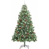 Dirbtinė Kalėdų eglutė Žalia 240 cm PVC ir metalas
