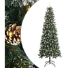 Dirbtinė Kalėdų eglutė Žalia 240 cm PVC, plastikas ir plienas