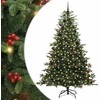 Dirbtinė Kalėdų eglutė Žalia 240 cm PVC ir Metalas ir Plastikas
