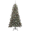 Dirbtinė Kalėdų eglutė Žalia 240 cm PVC, plastikas ir plienas