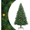 Kalėdų eglutė su LED lemputėmis 240 cm 300 LED Šilta balta