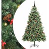 Dirbtinė Kalėdų eglutė Žalia 240 cm PVC ir metalas