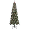 Dirbtinė Kalėdų eglutė Žalia 240 cm PVC, plastikas ir plienas