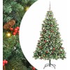 Dirbtinė Kalėdų eglutė Žalia 240 cm PVC ir metalas
