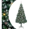 Dirbtinė Kalėdų eglutė Žalia 240 cm PVC ir Plienas ir Plastikas