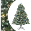 Dirbtinė Kalėdų eglutė Žalia 240 cm PVC, plastikas ir plienas