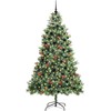 Dirbtinė Kalėdų eglutė Žalia 240 cm PVC ir metalas