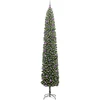 Dirbtinė Kalėdų eglutė su LED lemputėmis Žalia 270 cm