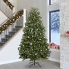Dirbtinė Kalėdų eglutė su 300 LED Žalia 300 cm PVC ir metalas