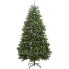Dirbtinė Kalėdų eglutė su 300 LED Žalia 300 cm PVC ir metalas