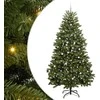 Dirbtinė Kalėdų eglutė su 300 LED Žalia 300 cm PVC ir metalas
