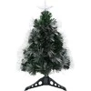 Dirbtinė Kalėdų eglutė su 50 LED s stovu Žalia 64 cm PVC