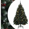 Dirbtinė Kalėdų eglutė, žalia, su žaisliukais 150 cm 150 LED