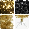 Dirbtinė liekna Kalėdų eglutė su burbulais 180 cm 300 LED