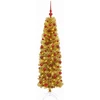 Dirbtinė liekna Kalėdų eglutė su burbulais 180 cm 300 LED
