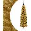 Dirbtinė liekna Kalėdų eglutė su burbulais 180 cm 300 LED