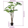 Dirbtinė Monstera Augalas Žalia 70 x 16 x 130 cm