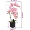 Dirbtinė orchidėja su vazonu Rožinė 45 x 15 x 65 cm