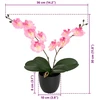 Dirbtinė orchidėjų augalas Rožinė 36 x 10 x 30 cm