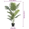 Dirbtinė palmė, žalia, 120cm, PP