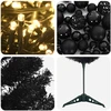 Dirbtinė siaura kalėdinė eglutė su žaisliuku 150 cm 150 LED