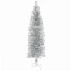 Dirbtinė siaura kalėdinė eglutė su žaisliuku 180 cm 300 LED