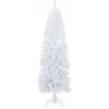 Dirbtinė siaura kalėdinė eglutė su žaisliuku 180 cm 300 LED