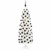 Dirbtinė siaura kalėdinė eglutė su žaisliuku 210 cm 300 LED