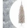 Dirbtinė siaura kalėdinė eglutė su žaisliuku 180 cm 300 LED