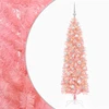 Dirbtinė siaura kalėdinė eglutė su žaisliuku 240 cm 300 LED