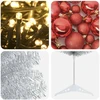 Dirbtinė siaura kalėdinė eglutė su žaisliuku 150 cm 150 LED