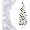 Dirbtinė siaura kalėdinė eglutė su žaisliuku 210 cm 300 LED