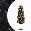 Dirbtinė siaura kalėdinė eglutė su žaisliuku 150 cm 150 LED