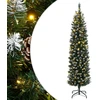 Dirbtinė siaura Kalėdų eglutė, 300 LED, 180cm
