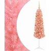 Dirbtinė siaura Kalėdų eglutė su žaisliuku 150 cm 150 LED