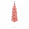 Dirbtinė siaura Kalėdų eglutė su žaisliuku 150 cm 150 LED