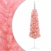 Dirbtinė siaura Kalėdų eglutė su žaisliuku 120 cm 150 LED