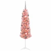 Dirbtinė siaura kalėdinė eglutė su žaisliuku 150 cm 150 LED