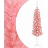 Dirbtinė siaura Kalėdų eglutė su žaisliuku 120 cm 150 LED