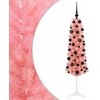 Dirbtinė siaura Kalėdų eglutė su žaisliuku 150 cm 150 LED