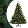 Dirbtinė Sulankstoma Kalėdų Eglutė 120 cm 150 LED Šilta balta