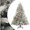 Dirbtinė Sulankstoma Kalėdų Eglutė 120 cm 150 LED Šilta balta