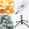 Dirbtinė Sulankstoma Kalėdų Eglutė 120 cm 150 LED Šilta balta