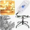 Dirbtinė Sulankstoma Kalėdų Eglutė 120 cm 150 LED Šilta balta