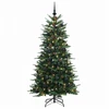 Dirbtinė Sulankstoma Kalėdų Eglutė 150 cm 150 LED Šilta balta